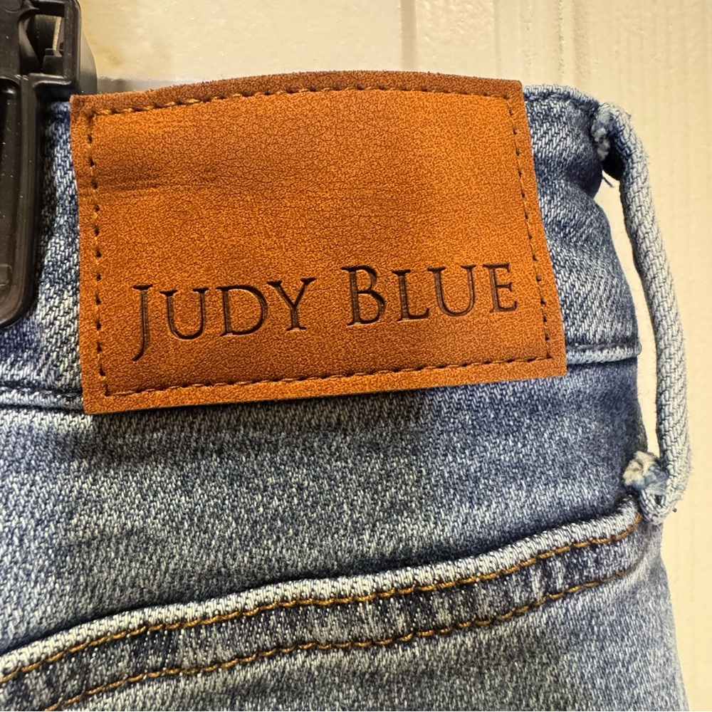 Judy Blue Slim Straight Rigid Women's 16W High Rise Button Fly Denim Jeans - Picture 7 of 7